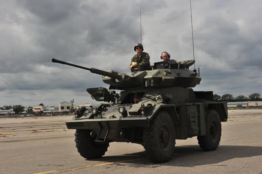 CVR fox drivers on flightline