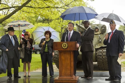 Press conference for expansion of Museum of American Armor