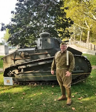 Rare World War I tank on loan from The Collings Foundation on display at the Museum of American Armor