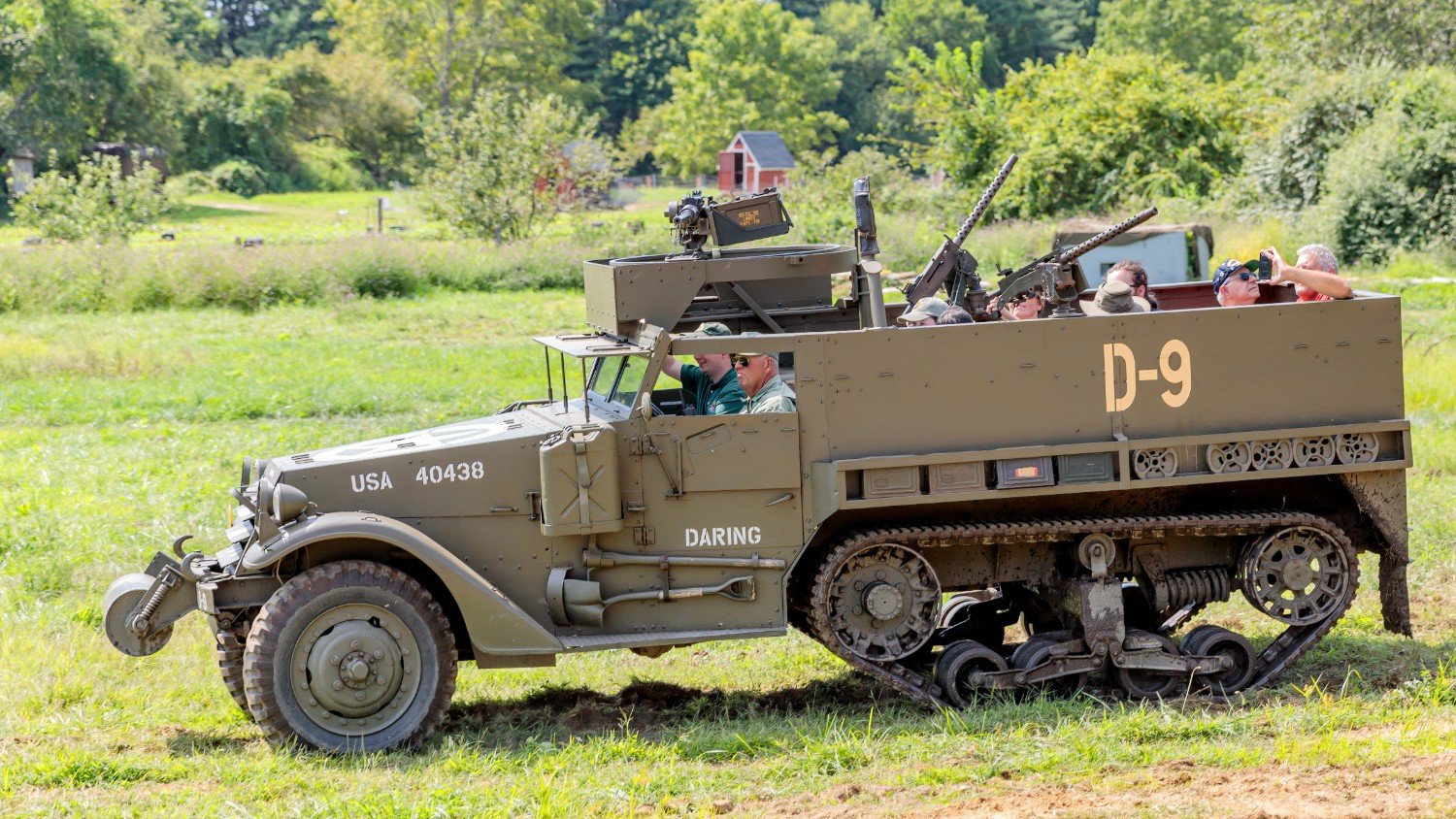 Driver in D-9 Artillery Tractor